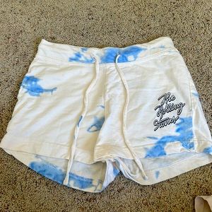 The shorts are a size small the brand is The Rolling Stones